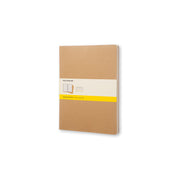 Moleskine Cahier Journal XXL Square Kraft Brown Pack 3 - Cafe Supply