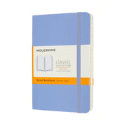 Moleskine Notebook Pocket Ruled Hydrangea Blue Soft - Cafe Supply