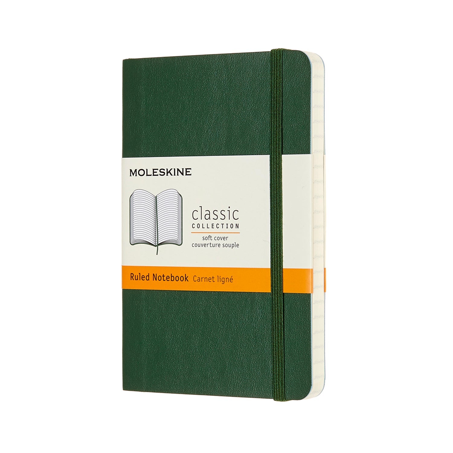 Moleskine Notebook Pocket Ruled Myrtle Green Soft - Cafe Supply