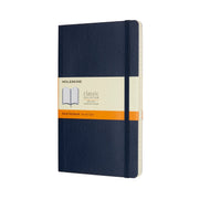 Moleskine Notebook Large Ruled Sapphire Blue Soft - Cafe Supply