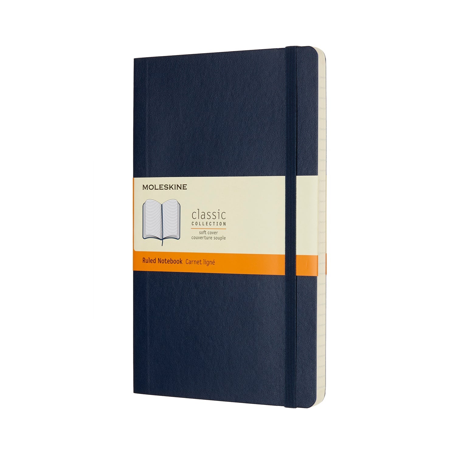 Moleskine Notebook Large Ruled Sapphire Blue Soft - Cafe Supply