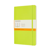 Moleskine Notebook Large Ruled Lemon Green Soft - Cafe Supply
