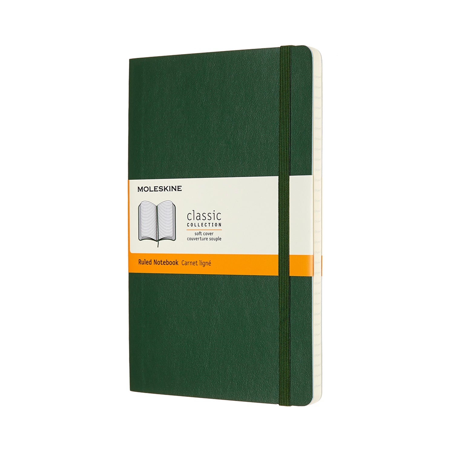 Moleskine Notebook Large Ruled Myrtle Green Soft - Cafe Supply