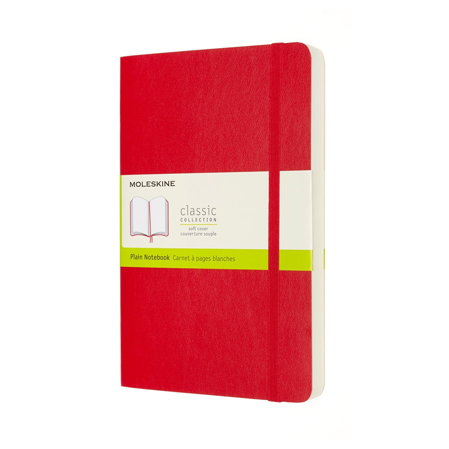 Moleskine Notebook Large Expanded Plain Scarlet Red Soft - Cafe Supply