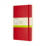 Moleskine Notebook Large Plain Scarlet Red Soft - Cafe Supply