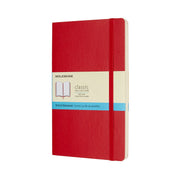 Moleskine Notebook Large Dot Scarlet Red Soft - Cafe Supply
