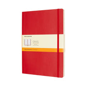 Moleskine Notebook XL Scarlet Red Soft Cover Ruled - Cafe Supply