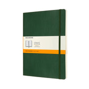 Moleskine Notebook XL Ruled Myrtle Green Soft - Cafe Supply