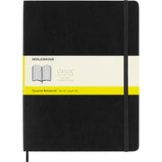 Moleskine Notebook XL Black Soft Cover Square - Cafe Supply