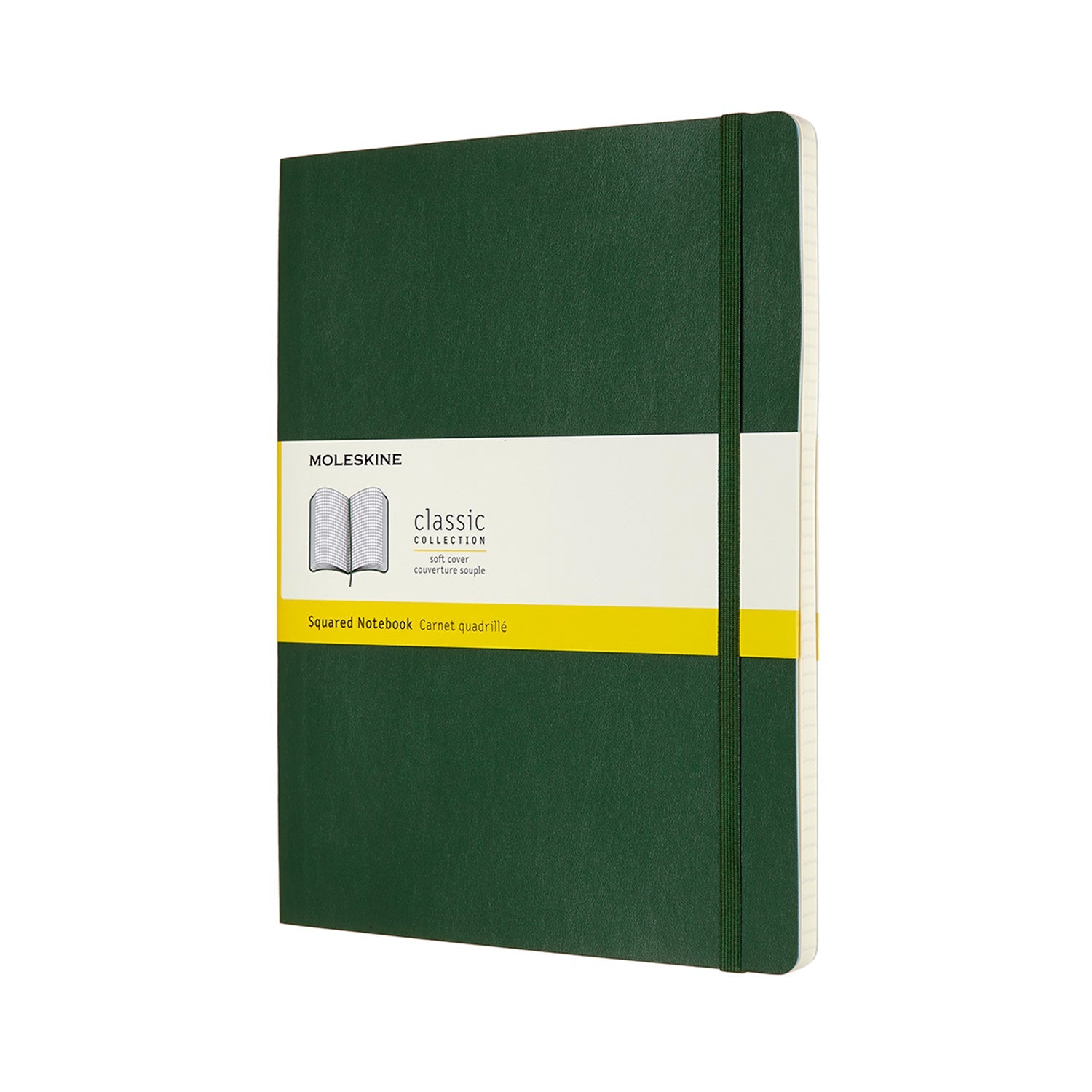 Moleskine Notebook XL Square Myrtle Green Soft - Cafe Supply