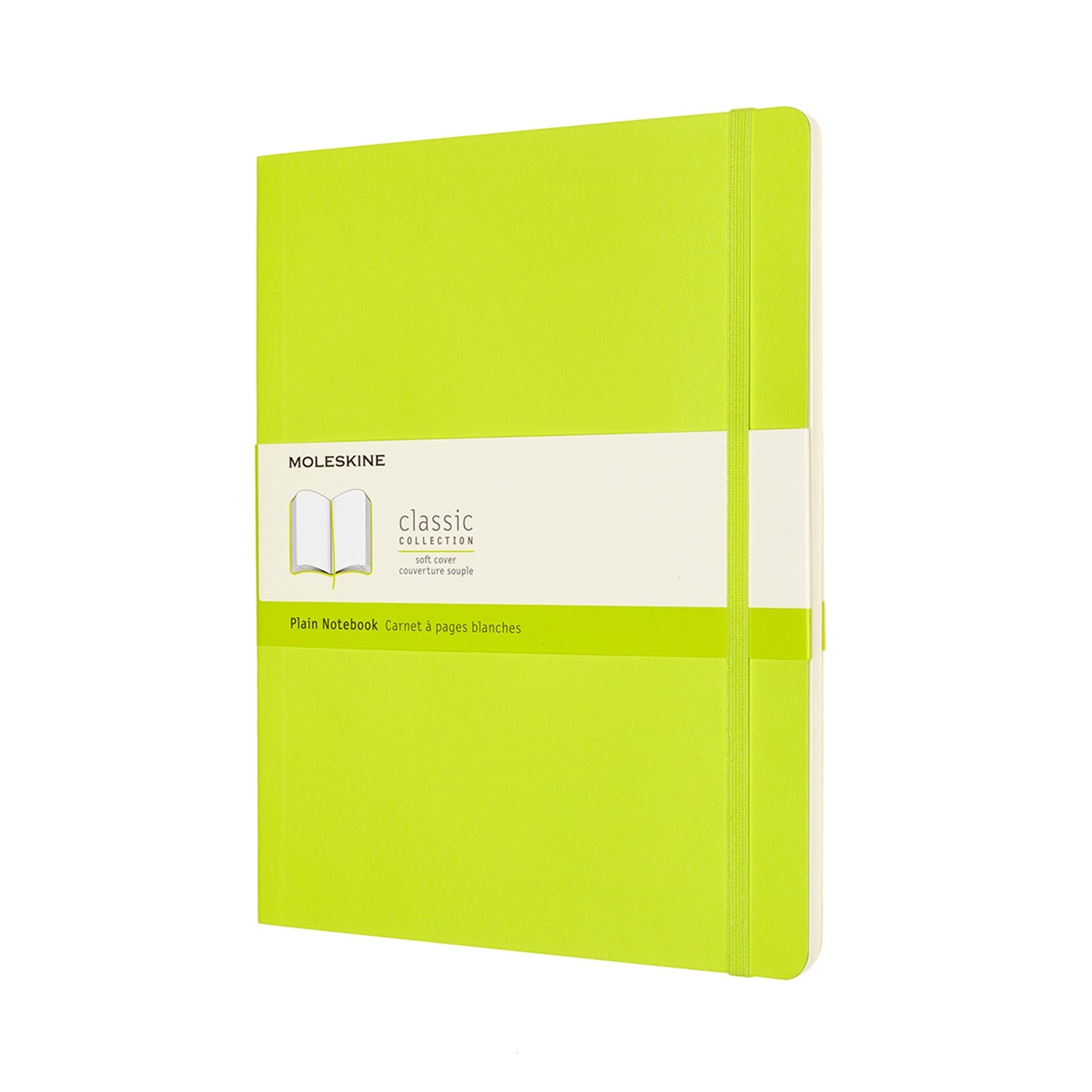 Moleskine Notebook XL Plain Lemon Green Soft - Cafe Supply