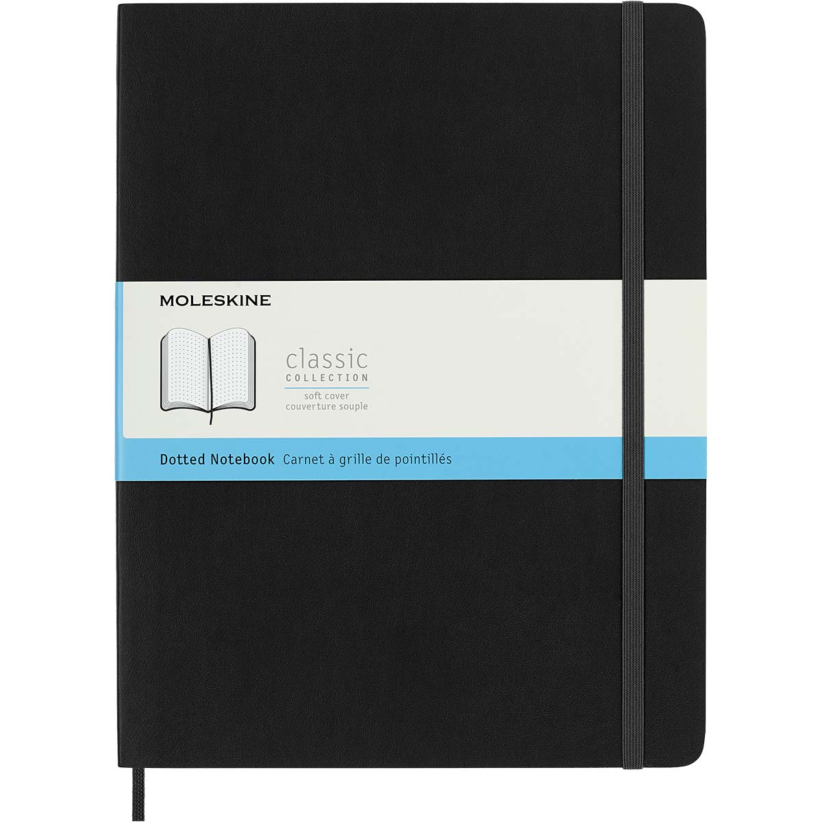 Moleskine Notebook XL Black Soft Cover Dot - Cafe Supply