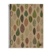 Miquelrius Notebook 4 Subject 120 Leaf A5 Ruled Ecoleaves - Cafe Supply