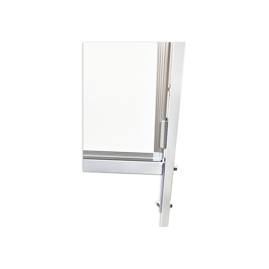 PORCELAIN WHITEBOARD + FIXED MOBILE STAND | Double Sided