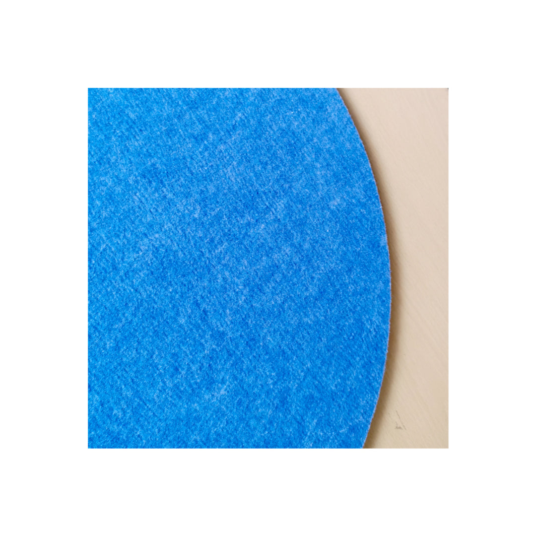 ROUND POLYESTER PINBOARD | 600mm | Cobalt