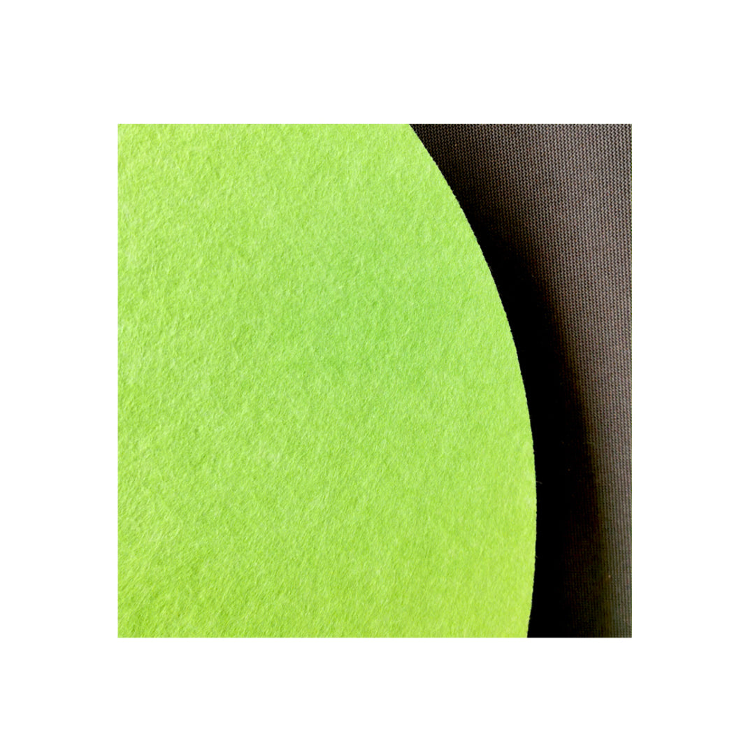 ROUND POLYESTER PINBOARD | 600mm | Granny Smith