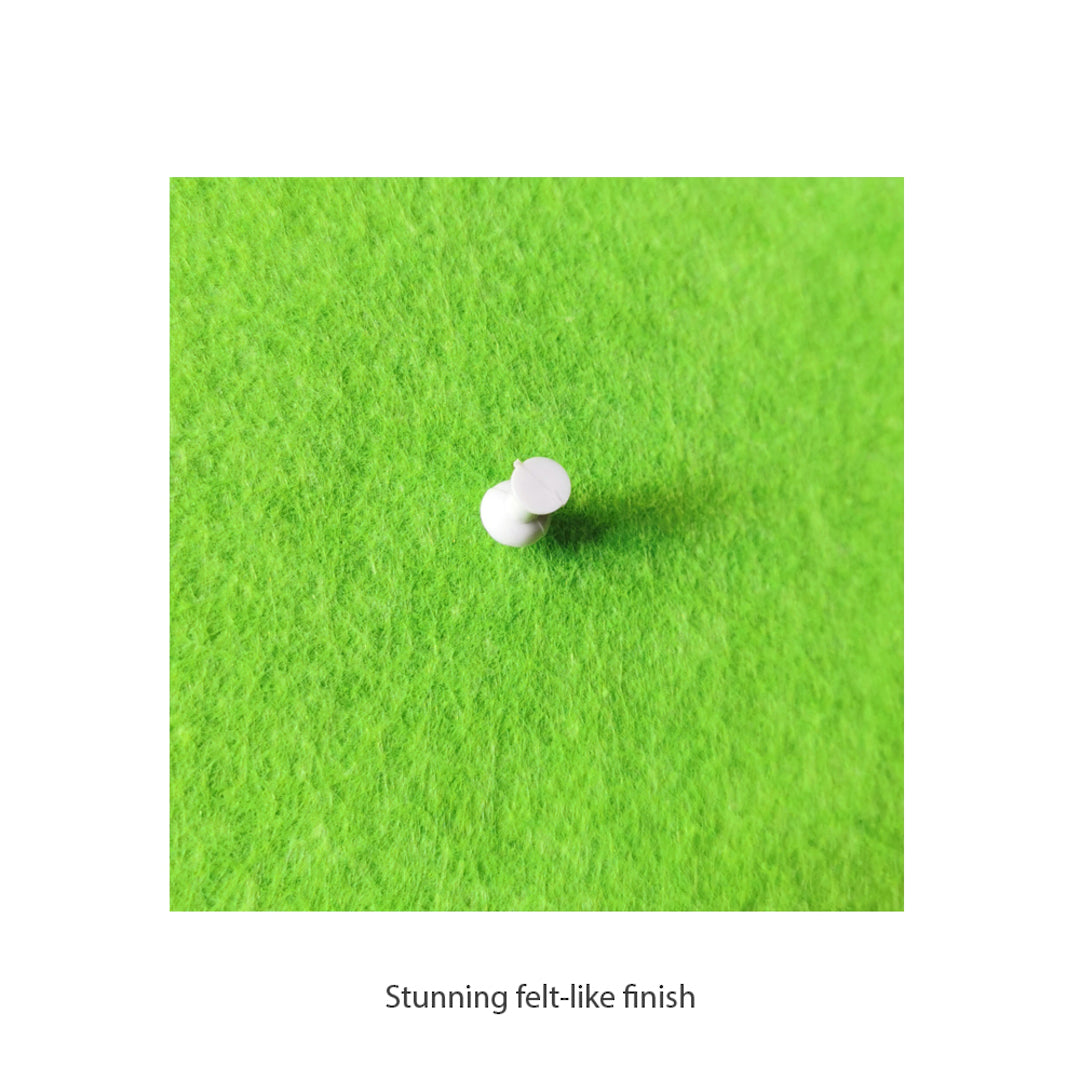 ROUND POLYESTER PINBOARD | 600mm | Granny Smith