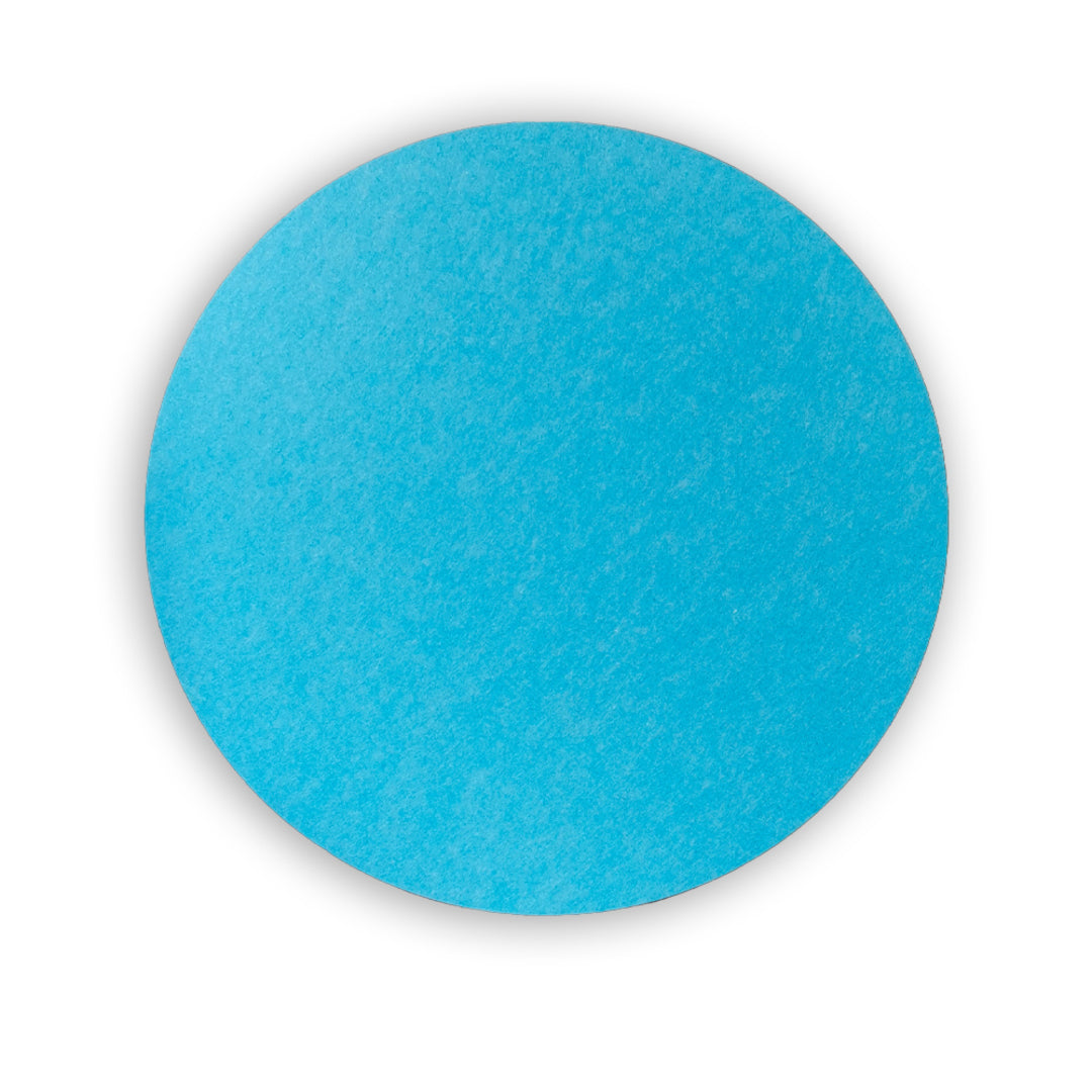 ROUND POLYESTER PINBOARD | 600mm | Lake Blue