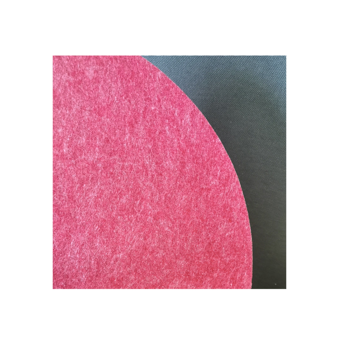 ROUND POLYESTER PINBOARD | 600mm | Ruby
