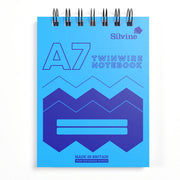 Silvine Twin Wire Polyprop Notebook A7 160 Pages Assorted Colours - Cafe Supply