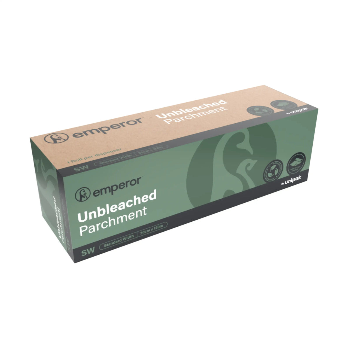 Emperor Unbleached Parchment Paper - 30cm x 120m