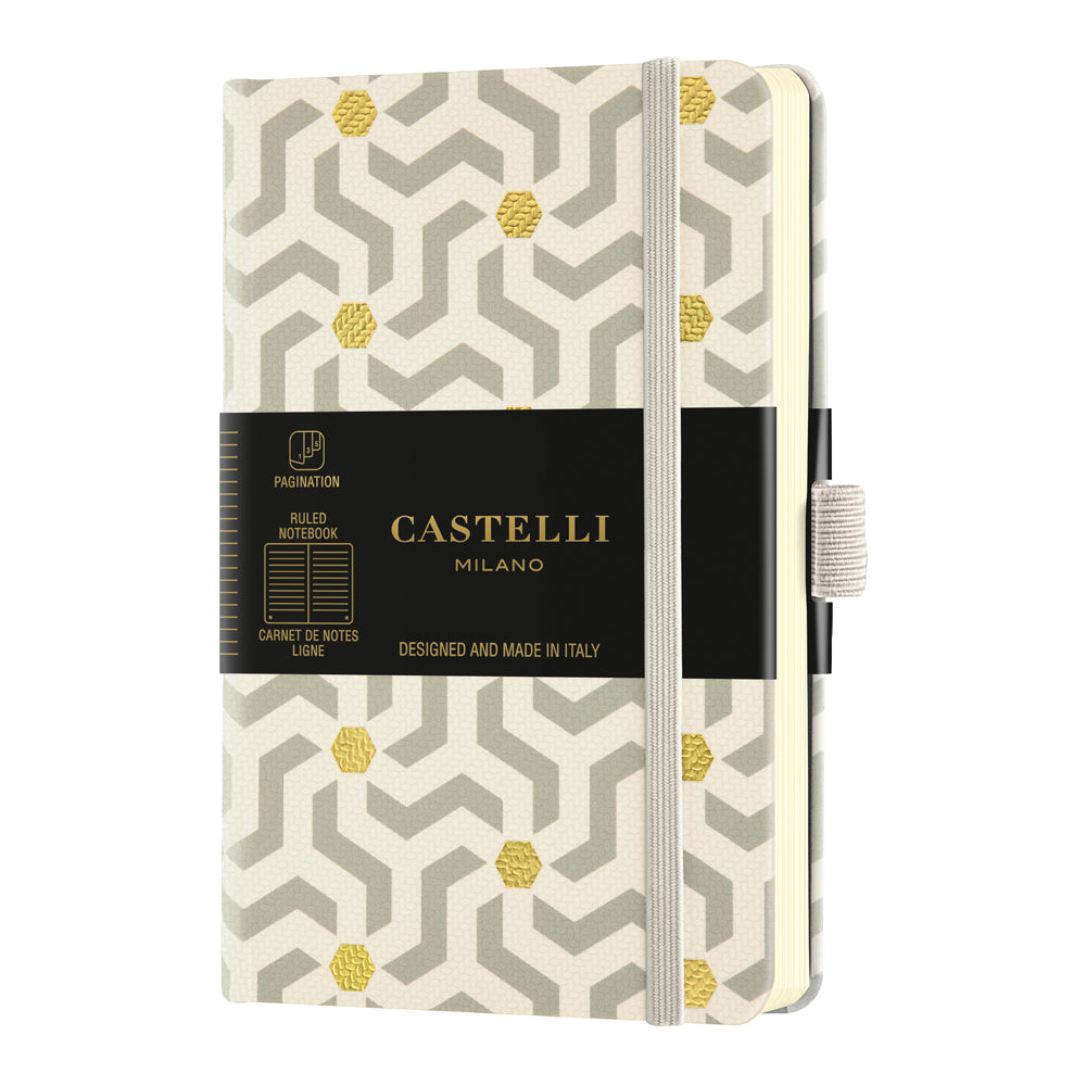 Castelli Notebook Oro Pocket Ruled Snakes - Cafe Supply