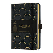 Castelli Notebook Copper and Gold Pocket Ruled Deco Gold - Cafe Supply