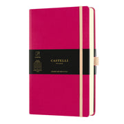 Castelli Notebook Aquarella A5 Ruled Amaranth - Cafe Supply