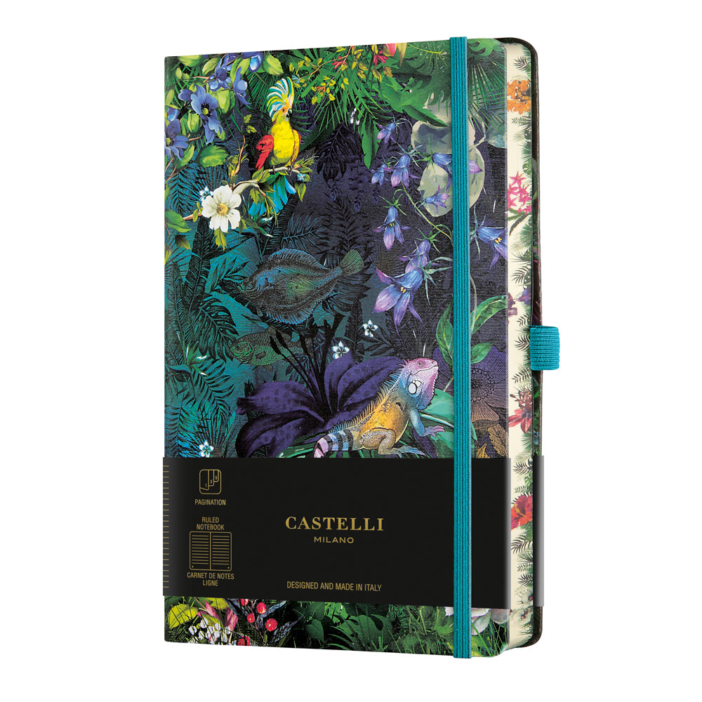 Castelli Notebook Eden A5 Ruled Lily - Cafe Supply