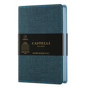 Castelli Notebook Harris A5 Ruled Slate Blue - Cafe Supply