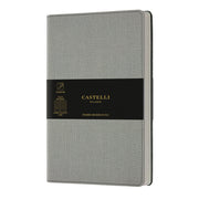Castelli Notebook A5 Ruled Harris Oyster Grey - Cafe Supply