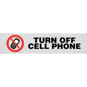 Rosebud Sign Turn Off Cell Phone - Cafe Supply