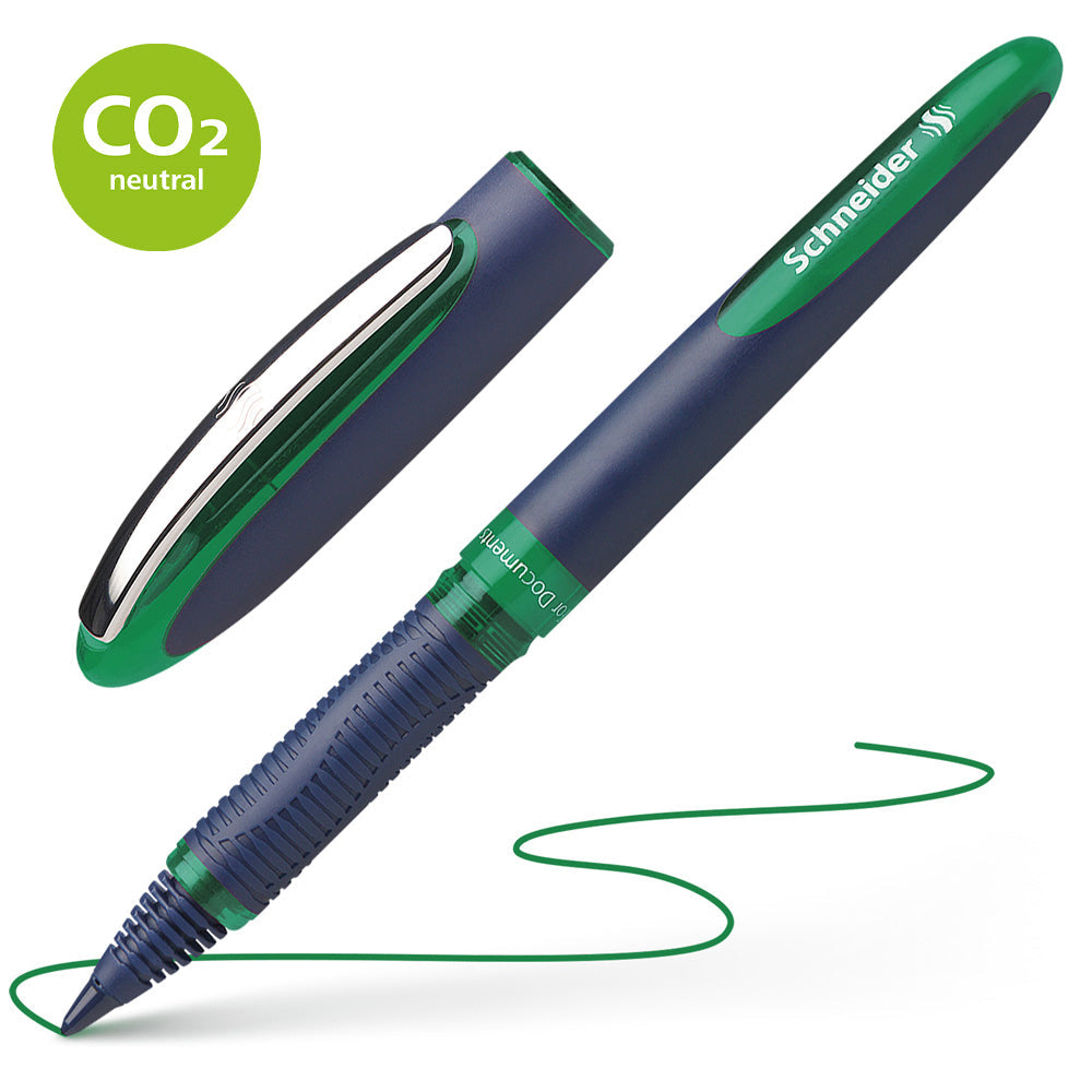 Schneider Rollerball One Business 0.6mm Green - Cafe Supply