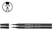 Schneider Pen Refill Rollerball 850 0.5mm Black 2 pieces (Fits Topball 811) - Cafe Supply