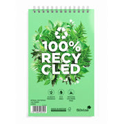 Silvine 100% Recycled Shorthand Notebook 160 Page Top Bound Wiro - Cafe Supply