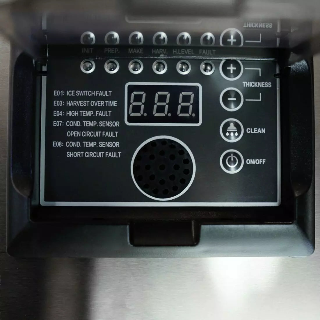 SN-25C Underbench Bullet Ice Maker - 25kg Capacity for High Hardness Ice Production