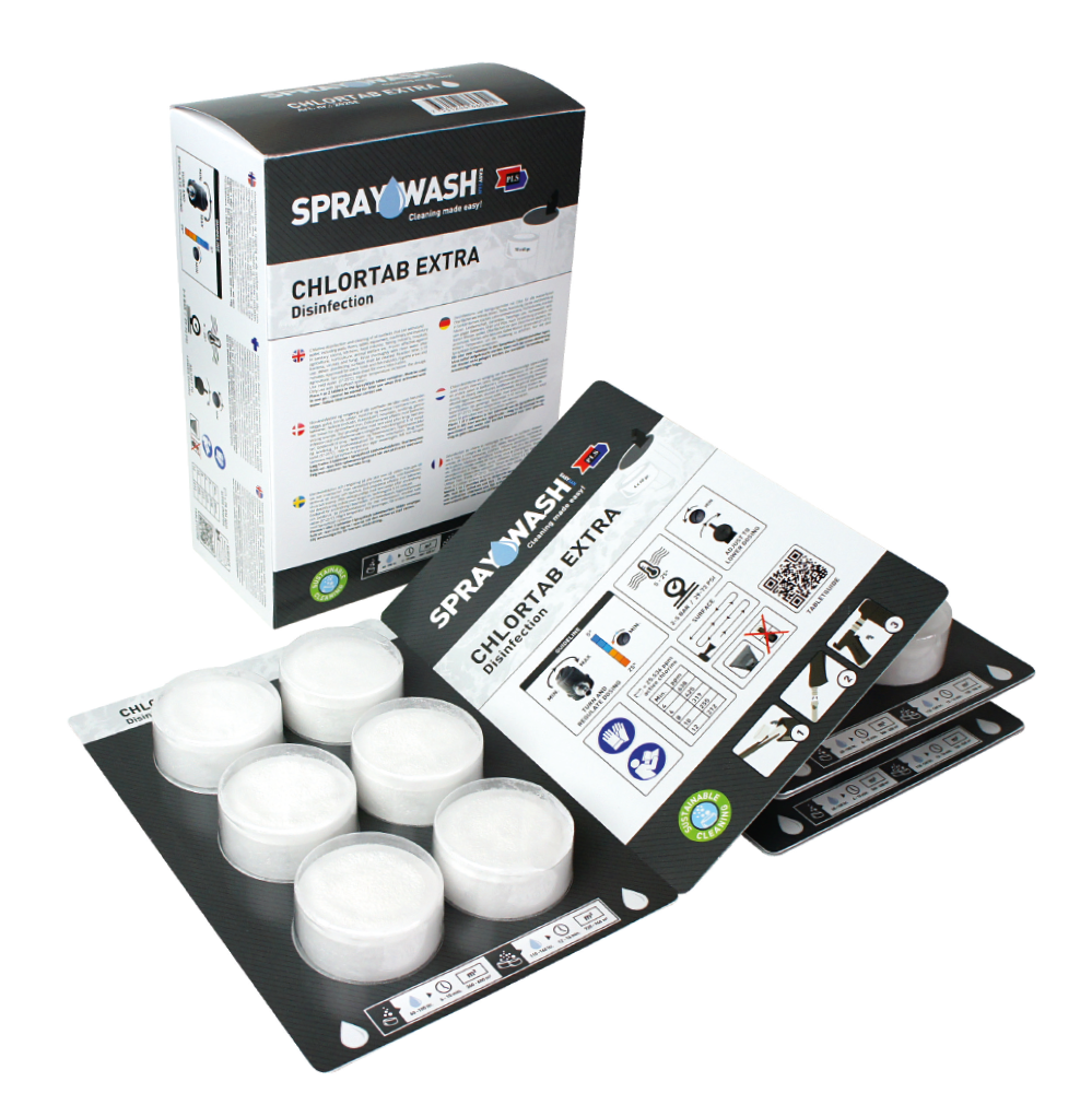 I-SPRAYWASH CHLORTAB TABLET (PK 18) - Cafe Supply