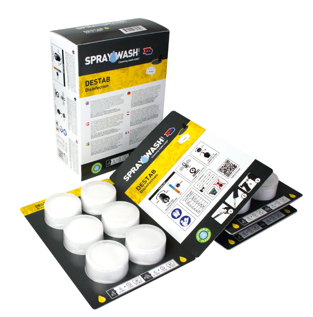 I-SPRAYWASH DESTAB TABLET 1 (PK 18) - Cafe Supply