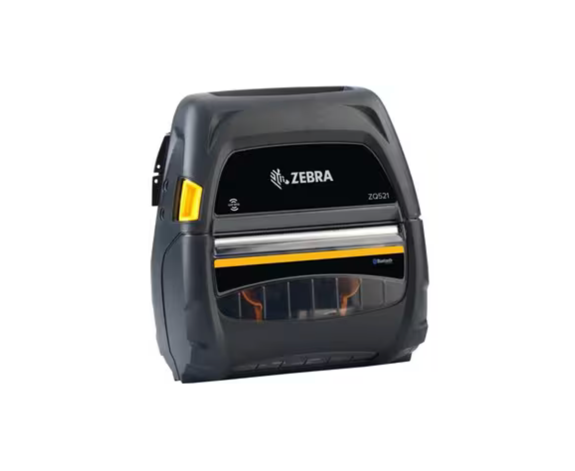 Zebra ZQ521 Mobile Label Printer, 4 Inch, Bluetooth 4