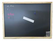MAGNETIC CHALKBOARD | Wood Frame | Free 4Pk Liquid Chalk
