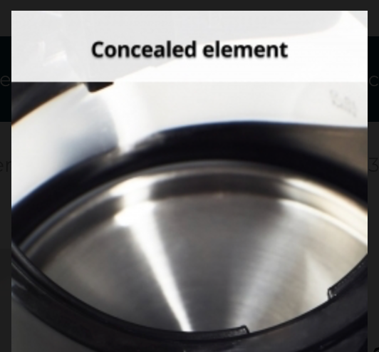 Nero Bambino 0.9L Gloss Black Kettle, 1300W