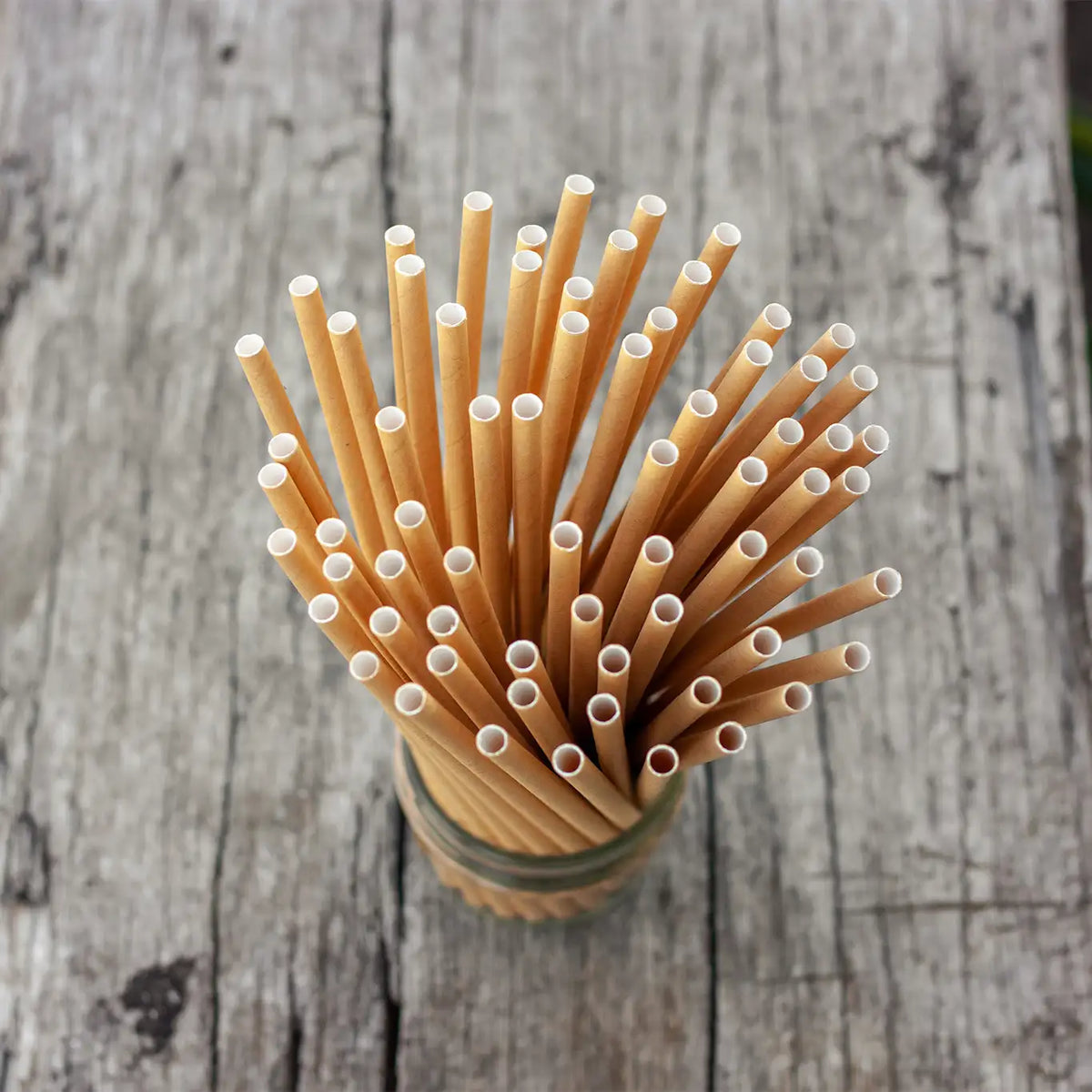Green Choice Paper Straw Straight - 6mm Kraft