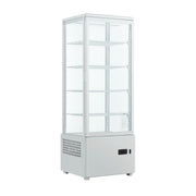Four Glass Door Counter Top Beverage Display Fridge TCBD108L
