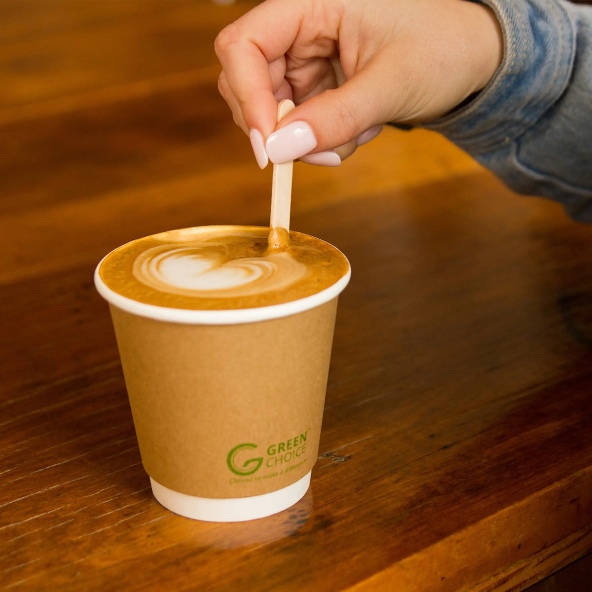 Green Choice Wooden Stirrer Sticks