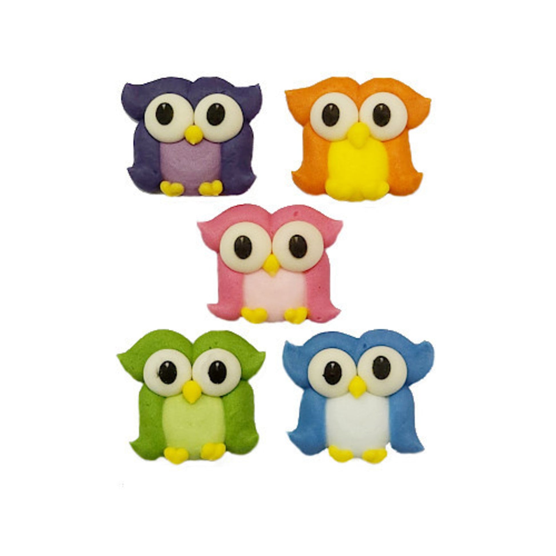 Owls - Assorted, 30 x 27mm (64) - Cafe Supply