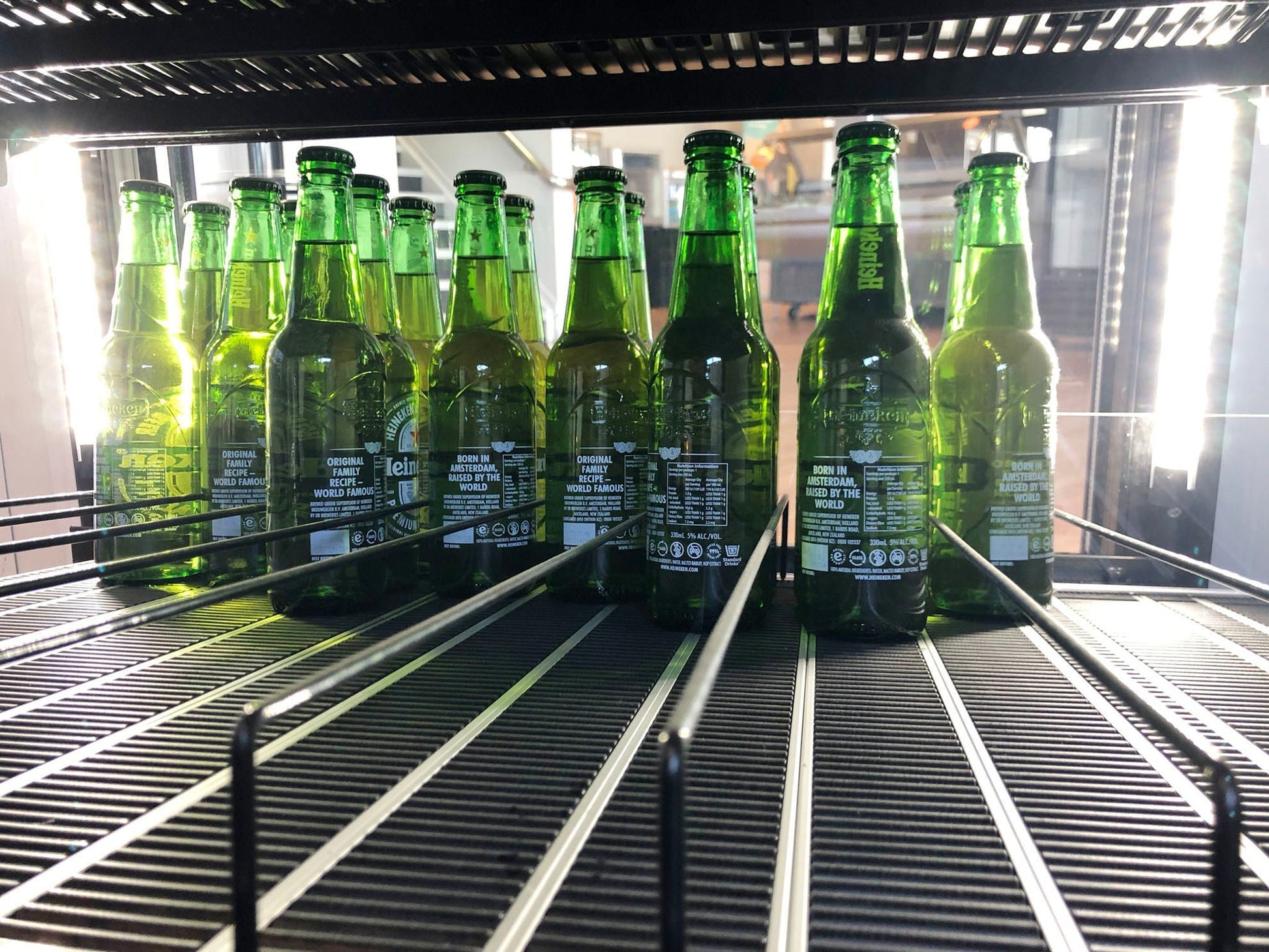 Glass Door Inserts, Gravity Shelf - Cafe Supply