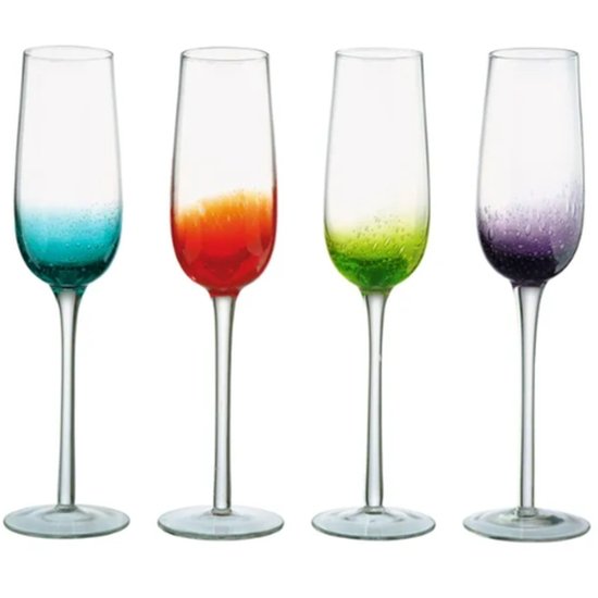 Anton Studio Fizz Champagne Flutes Set 4 - Cafe Supply