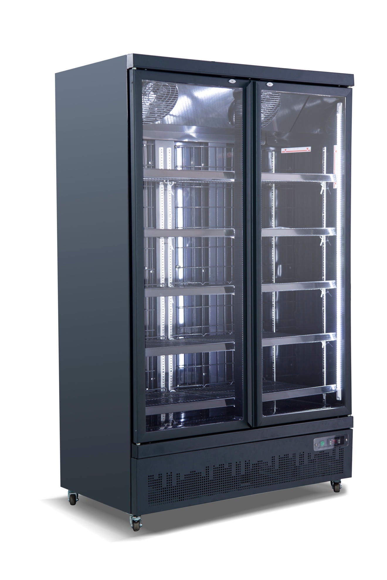 Vertical Display Chillers 2 Glass hinged - Cafe Supply