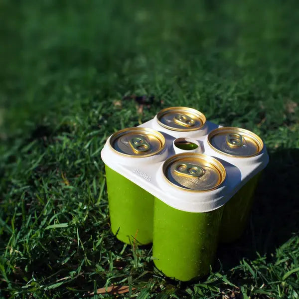 4-Pack Plant Fibre Beer Ring Holder