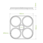 4-Pack Plant Fibre Beer Ring Holder